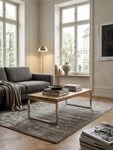 KADIMA DESIGN Couchtisch Couchtisch GUNA Massiv-Holz Akazie 120 cm breit