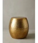 KADIMA DESIGN Beistelltisch Beistelltisch 42 x 42 x 42 cm Aluminium Gold...