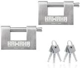 LuxusKollektion Vorh&auml;ngeschloss Vorh&auml;ngeschloss D-Form 80mm gleichschlie&szlig;end