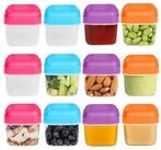 LuxusKollektion Vorratsdose 12er Set Kleine Aufbewahrungsdosen 100ml mit,...