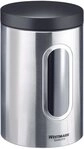 WESTMARK Vorratsdose Vorratsdose mit Fenster 2300 ml, Edelstahl, Kunststoff,...