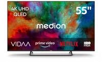 Medion&reg; MD855602 QLED-Fernseher (138.8 cm/55 Zoll, 4K Ultra HD, Smart-TV, Dolby