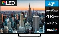 Smart Tech 43QV02V QLED-Fernseher (108 cm/43 Zoll, 4K Ultra HD, Smart-TV)