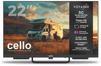 Cello C22TZR-VOY LED-Fernseher (55,88 cm/22 Zoll, Full HD, Dual‑SIM Internet,