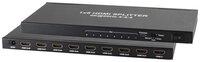 S-Conn HDMI Verteiler 1x8, Metall, 4K60Hz, schwarz HDMI-Kabel