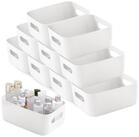LuxusKollektion Aufbewahrungsbox Aufbewahrungsboxen Kunststoff 10er 30x20x12cm...
