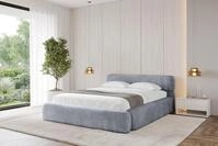 ALTDECOR Polsterbett ENORA-v1 (Polsterbett mit Bettkasten und Lattenrost,...
