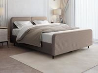 Beautysofa Polsterbett LEA mit Bettkasten &ndash; w&auml;hlbar mit oder ohne Matratze,