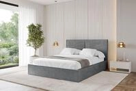 ALTDECOR Polsterbett EMMI (Polsterbett mit Bettkasten und Lattenrost, Boxbett...