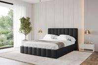 ALTDECOR Polsterbett FINO (Polsterbett mit Bettkasten und Lattenrost, Boxbett...