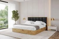 ALTDECOR Polsterbett ENZO2 (Polsterbett mit Bettkasten und Lattenrost, Boxbett...