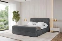 ALTDECOR Polsterbett ELVA-Z (Polsterbett mit Bettkasten und Lattenrost, Boxbett...