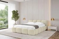 ALTDECOR Polsterbett KALA-v1 (Polsterbett mit Bettkasten und Lattenrost,...