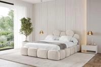 ALTDECOR Polsterbett LANA (Polsterbett mit Bettkasten und Lattenrost, Boxbett...
