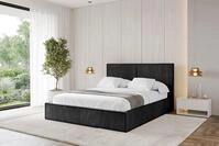 ALTDECOR Polsterbett EMMI (Polsterbett mit Bettkasten und Lattenrost, Boxbett...