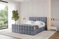 ALTDECOR Polsterbett AMEA-Z (Polsterbett mit Bettkasten und Lattenrost, Boxbett...