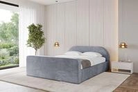 ALTDECOR Polsterbett TIVON-Z-v1 (Polsterbett mit Bettkasten und Lattenrost,...