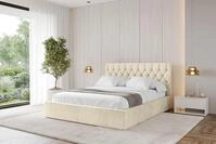 ALTDECOR Polsterbett RENO (Polsterbett mit Bettkasten und Lattenrost, Boxbett...