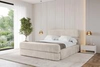 ALTDECOR Polsterbett ENORA-Z (Polsterbett mit Bettkasten und Lattenrost,...