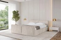ALTDECOR Polsterbett EMMI-Z-v1 (Polsterbett mit Bettkasten und Lattenrost,...