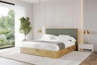 ALTDECOR Polsterbett ENZO10 (Polsterbett mit Bettkasten und Lattenrost, Boxbett...