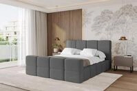 ALTDECOR Polsterbett NATA-Z (Polsterbett mit Bettkasten und Lattenrost, Boxbett...