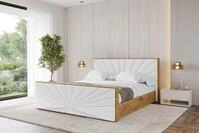 ALTDECOR Polsterbett ENZO6-Z (Polsterbett mit Bettkasten und Lattenrost,...