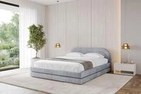 ALTDECOR Polsterbett LERIS-v1 (Polsterbett mit Bettkasten und Lattenrost,...