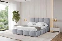 ALTDECOR Polsterbett KALA (Polsterbett mit Bettkasten und Lattenrost, Boxbett...