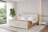 ALTDECOR Polsterbett ENZO4-Z (Polsterbett mit Bettkasten und Lattenrost,...