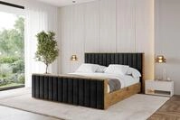 ALTDECOR Polsterbett ENZO4-Z (Polsterbett mit Bettkasten und Lattenrost,...