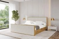ALTDECOR Polsterbett ENZO10-Z (Polsterbett mit Bettkasten und Lattenrost,...