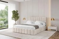ALTDECOR Polsterbett AMEA (Polsterbett mit Bettkasten und Lattenrost, Boxbett...