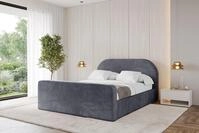 ALTDECOR Polsterbett TIVON-Z (Polsterbett mit Bettkasten und Lattenrost,...