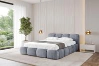 ALTDECOR Polsterbett KALA-v1 (Polsterbett mit Bettkasten und Lattenrost,...
