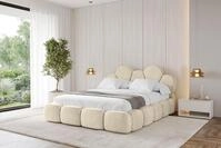 ALTDECOR Polsterbett LANA (Polsterbett mit Bettkasten und Lattenrost, Boxbett...