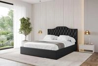 ALTDECOR Polsterbett FALIO (Polsterbett mit Bettkasten und Lattenrost, Boxbett...
