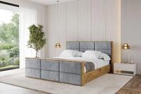 ALTDECOR Polsterbett ENZO1-Z (Polsterbett mit Bettkasten und Lattenrost,...
