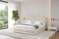 ALTDECOR Polsterbett LERIS (Polsterbett mit Bettkasten und Lattenrost, Boxbett...