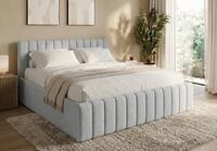 Home Collective Polsterbett Doppelbett Bett mit Lattenrost Bettgestell, viele
