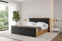 ALTDECOR Polsterbett ENZO8-Z (Polsterbett mit Bettkasten und Lattenrost,...