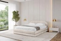 ALTDECOR Polsterbett LERIS-v1 (Polsterbett mit Bettkasten und Lattenrost,...