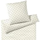 JOOP! Bettw&auml;sche Soft Cornflower cream, Flanell, 2 teilig