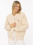 Zwillingsherz Bomberjacke Teddy Bomberjacke "Smile / Good Vibes" Seitliche Taschen