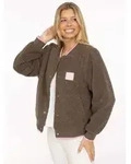 Zwillingsherz Bomberjacke "Smile Love" seitliche Taschen, Knopfleiste,