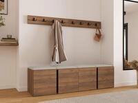 MIRJAN24 Garderoben-Set Orion VII, (Komplett-Set, 2x Schuhschrank, 2x