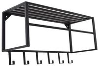 LOFT42 Wandgarderobe LOFT42 Garderobenst&auml;nder Ary &ndash; Schwarz &ndash; Metall &ndash;