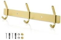 LuxusKollektion Kleiderhaken Hakenleiste Kleiderhaken Edelstahl 30cm 30kg 3...