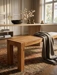 KADIMA DESIGN Sitzbank Esszimmer Sitzbank MUMBAI Massiv-Holz Akazie 160 x 45 x...