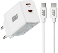 EFB EFB Ladeger&auml;t 45W 2xUSB-C Set PD3.0 GaN QC3.0 USB-Ladeger&auml;t